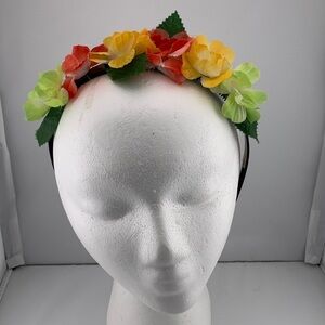 Flower Garden Floral Headband Hippie Boho Fairy Cottagecore Renfaire Costume